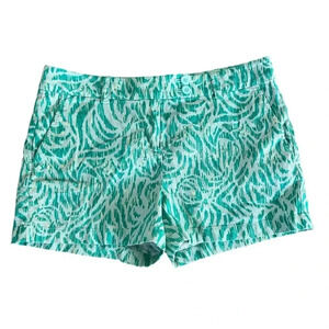 Vineyard Vines Green Print Shorts Size 8